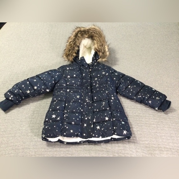 Girls Favorite Starry Night Toddler Puffer Size 4T NWOT - Picture 1 of 7